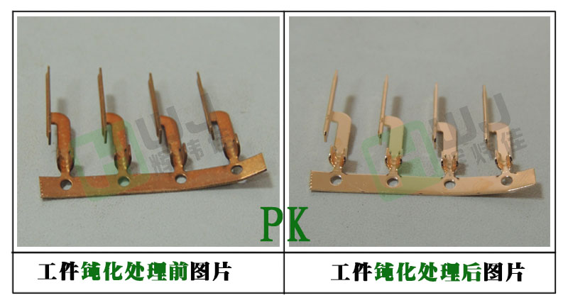 銅材鈍化劑封閉后效果