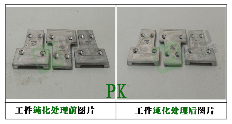 輝煒佳鋅合金鈍化效果